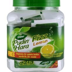 Dabur Pudin Hara Fizz Lemon 20 Sachet + Free Hajmola 20 Sachets worth Rs 20/- inside