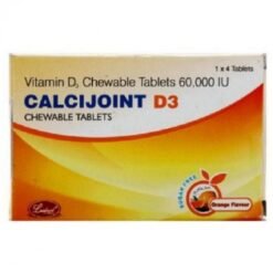 Leeford Calcijoint D3 Chewable Tablets Orange Flavor 4tab