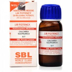 SBL Calcarea Sulphurica LM 0/7 20g